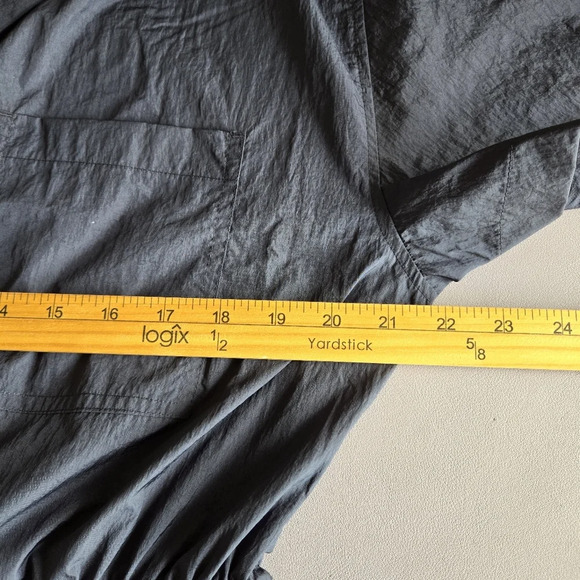 Sweaty Betty Anytime Short Sleeve Navy Romper 10 Athlesure Lightweight Casual - Picture 14 of 15